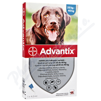 Advantix pro psy nad 25kg spot-on a.u.v.1x4ml