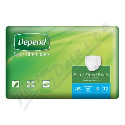 Depend Slip Normal inkont.kalhotky vel.S 15ks