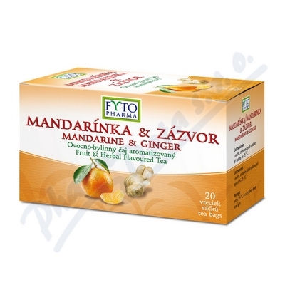 Ovocno-bylinný čaj Mandar.+Zázvor 20x2g Fytopharma