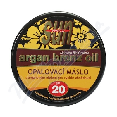 VIVACOsun opalovací máslo argan.olej SPF20 200ml