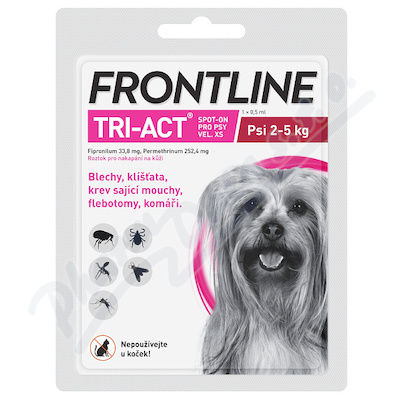 Frontline Tri-Act psi 2-5kg spot-on pipeta 1x0.5ml