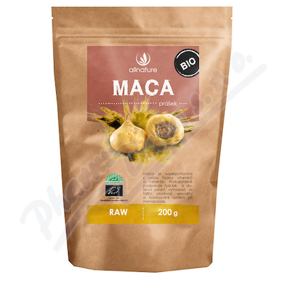 Allnature Maca prášek BIO RAW 200 g