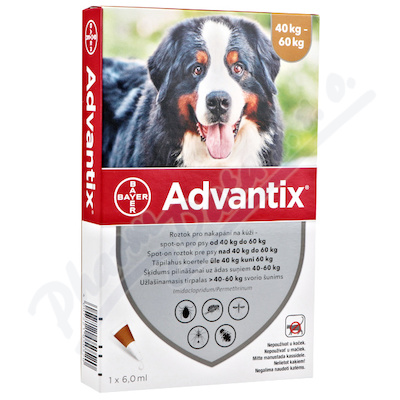 Advantix pro psy 40-60kg spot-on a.u.v.1x6ml