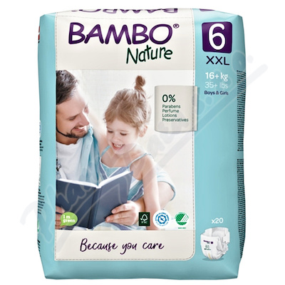 BAMBO Nature 6 Dětské pleny 16+ kg 20 kusů