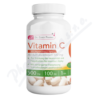 Dr.Candy Pharma Vitamin C Premium tbl.100x500mg