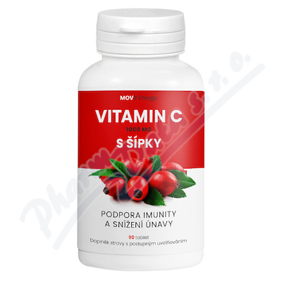 MOVit Vitamin C 1000mg se šípky 90 tablet