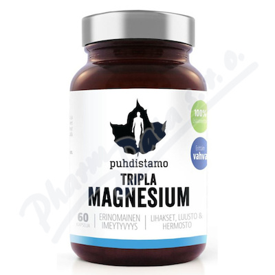 Puhdistamo Triple Magnesium 60 kapslí