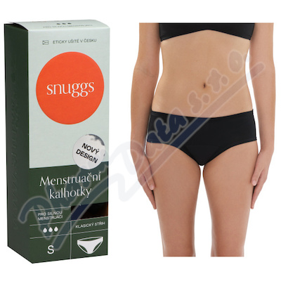 Snuggs Menstruační kalhotky sil.men.klasik střih S