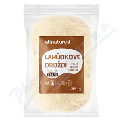 Allnature Lahůdkové droždí neaktivní 250g