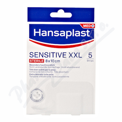 Hansaplast Sensitive náplast sterilní XXL 5ks