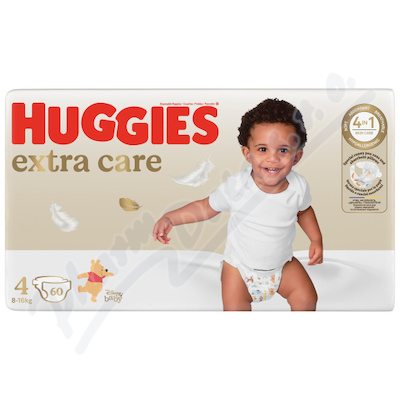 HUGGIES Dětské plenky Extra Care 4 velikost 8-16 kg 60 kusů