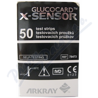 Test.proužky GLUCOCARD X-SENSOR 50ks