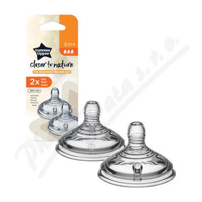 Tommee Tippee CTN Savička rychlý průtok 6+m 2ks