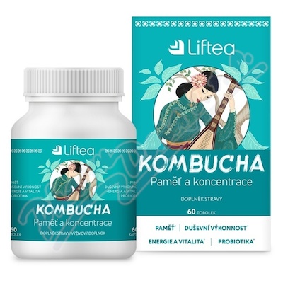 LIFTEA Kombucha Paměť a koncentrace tob.60