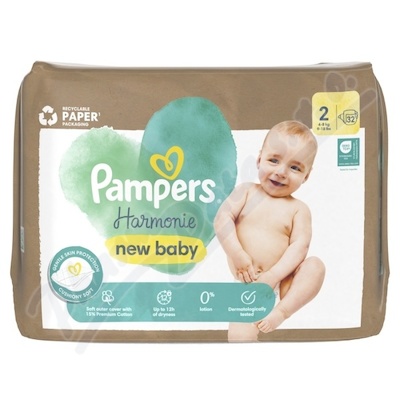 Pampers Harmonie New Baby 2 plenky 4-8kg 32ks