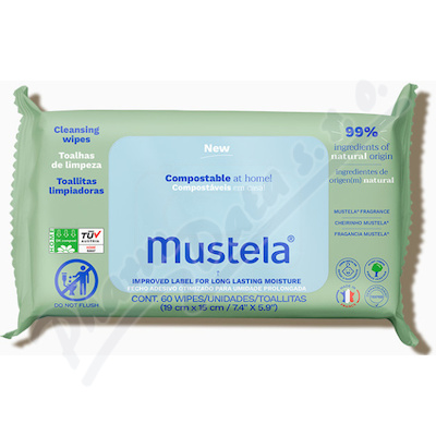 Mustela Čist.ubrousky pro norm.pokožku-komp. 60ks