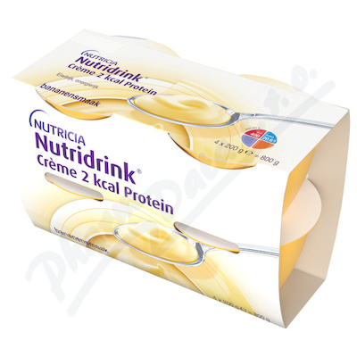 Nutridrink Creme 2 kcal Protein s př.banán 4x200g