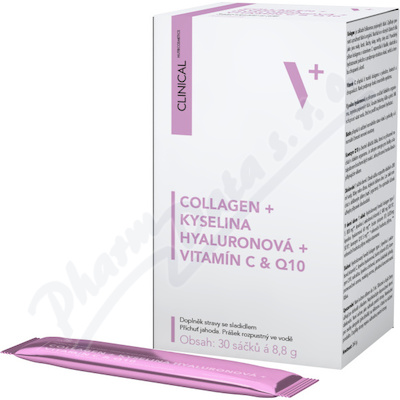 Clinical Collagen+kys.Hyaluro.+vit.C&Q10 30x8.8g