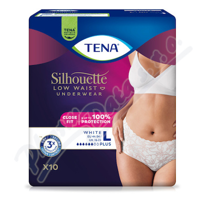 TENA Silhouette Plus White L ink.kalh.10ks780120