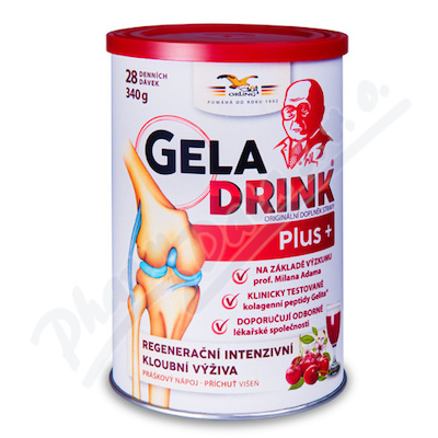 Geladrink Plus višeň 340g