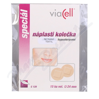 VIACELL C120 Náplast diskrétní kolečka d24mm 15ks