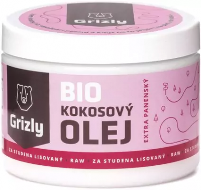 GRIZLY Kokosový olej panenský BIO 500 ml