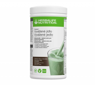 Herbalife Vyvážené jídlo Formula 1 Máta a čokoláda 550 g