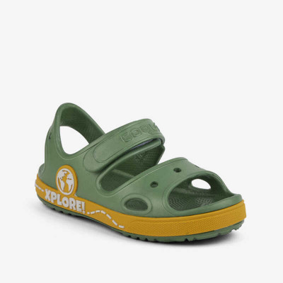 COQUI Sandály YOGI 8862 Moss green/Amber yellow