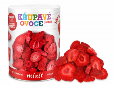 Mixit Křupavé ovoce Jahoda 50 g