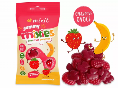 Mixit Ovocné Mixies - Jahoda & banán 35 g