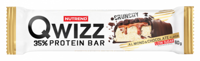 NUTREND Qwizz Protein Bar 60g Mandle & čokoláda