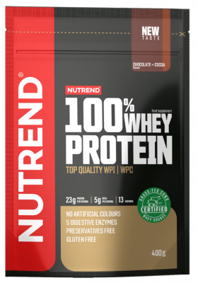 NUTREND 100% Whey Protein Čokoláda & kakao 400 g