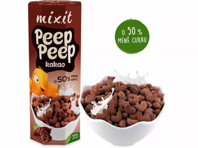 Mixit Cereálie Peep Peep - Kakao 280 g