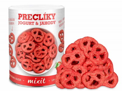 Mixit preclíky - Jogurtová čokoláda s jahodami 250 g