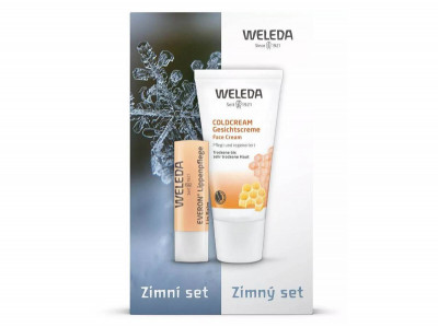 Weleda Zimní set Coldcream 30ml + tyčinka na rty Everon