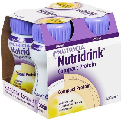 Nutridrink Compact Protein s př.vanilka 4x125ml