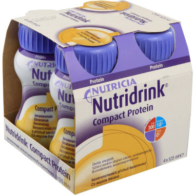 Nutridrink Compact Protein s př.banán 4x125ml