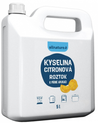 Allnature Kyselina citronová roztok 5000ml