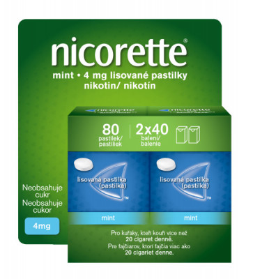 Nicorette Mint 4mg pas.cmp.2x40