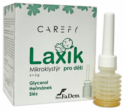 CAREFY Laxík mikroklystýr pro děti 6x3g