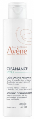 AVENE Cleanance Hydra Zklidňující mycí krém 200ml