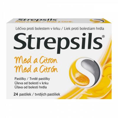 Strepsils med a citron 0.6mg/1.2mg pas.24