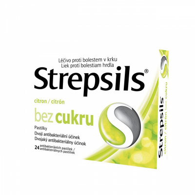 Strepsils Citron bez cukru 0.6mg/1.2mg pas.24