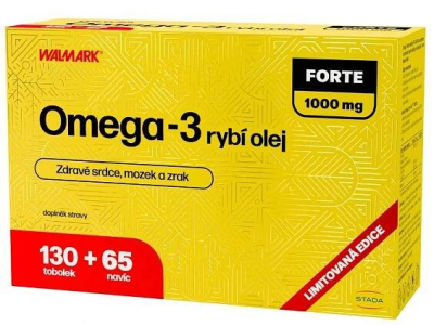 Walmark Omega 3 Forte 1000mg tob.130+65 Promo 2024