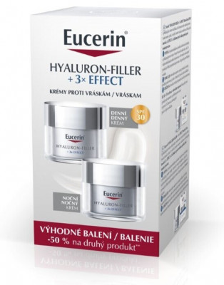 Eucerin HYALURON-FILden.kr.SPF30+noč.kr.2x50ml2024