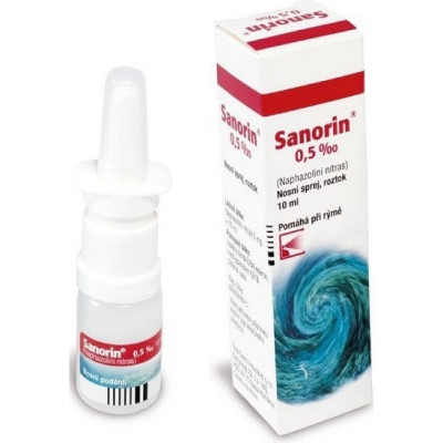 Sanorin 0.5mg/ml nas.spr.sol.1x10ml