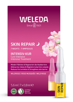 WELEDA Skin Repair inten.kúra Div.růže amp.7x0.8ml