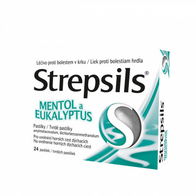 Strepsils Mentol a Eukalyptus 0.6mg/1.2mg pas.24