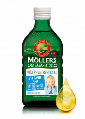 Mollers Omega 3 Můj první rybí olej 250ml