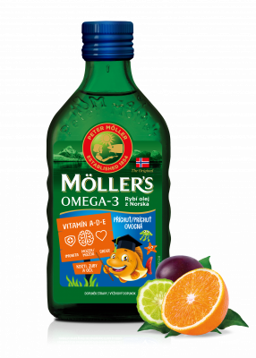 Mollers Omega 3 Ovocná příchuť 250ml